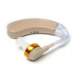 Popular Beige ABS Rechargeable aparatos auditivos Easy to Use BTE & CIC Devices Hearing Aids for Seniors Deaf AId